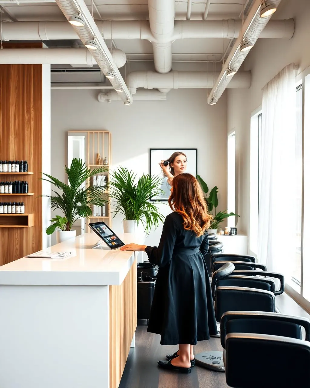 Salons & Spas using a POS system